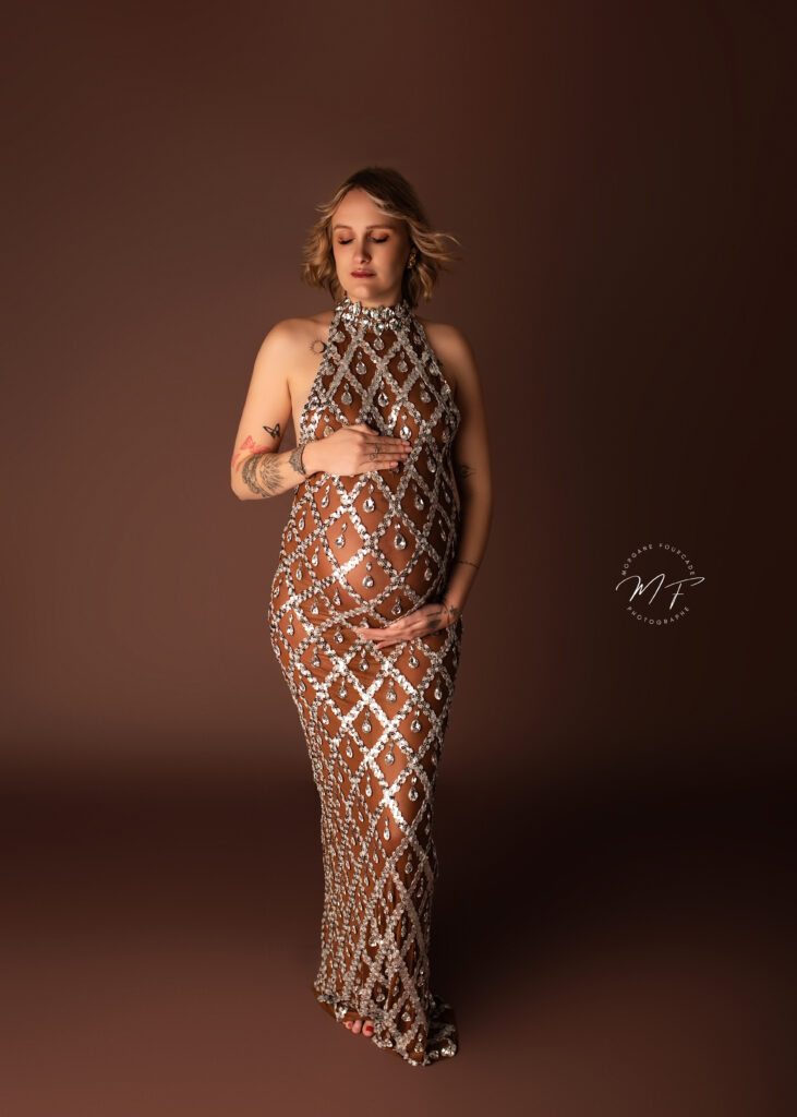 Photo grossesse femme enceinte rennes shooting saint aubin du cormier